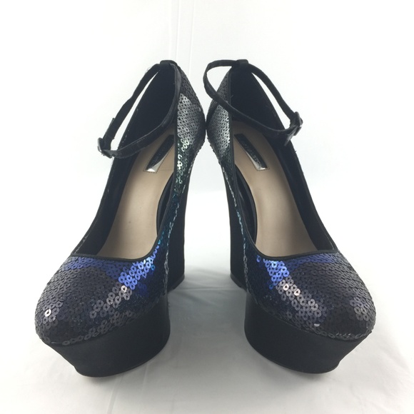 H by Halston Platform Wedge Sandals - Picture 3 of 8